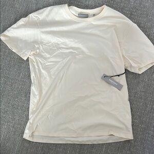 Essentials Cream T-Shirt for Men